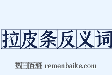 拉皮条反义词是什么意思的图片